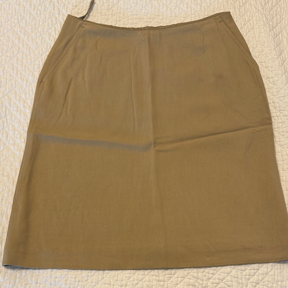 Banana Republic A-Line Skirt in Tan